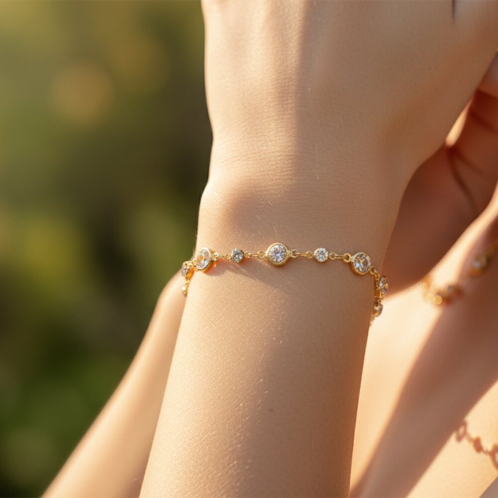 Trendy Bracelet for Girls & Women – Cute, Adjustable & Gift-Ready | MLCRC1239 - Picture 3 of 5